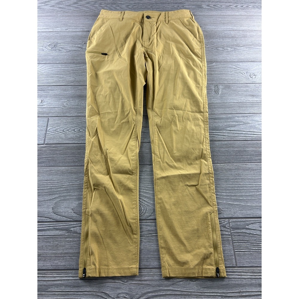 MARMOT Kodachrome Shetland Tan Cargo Ankle Zip Pants Womens 8 Nature Outdoor